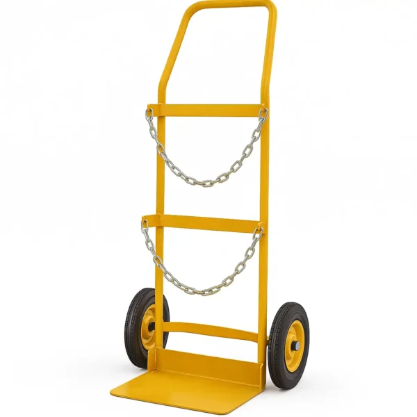 Tüp Taşıma Arabası – Oksijen ve Sanayi Tüpleri İçin Güvenli Taşıma Sistemi