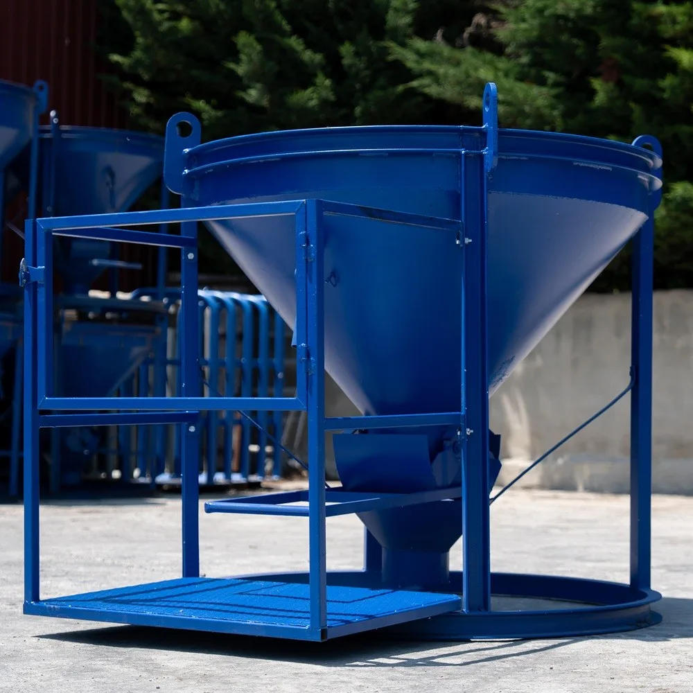 Beton Kovası (Kule Vinç Uyumlu) – Yüksek ve Ulaşılması Zor Noktalara Kontrollü Döküm Çözümü - Görsel 2