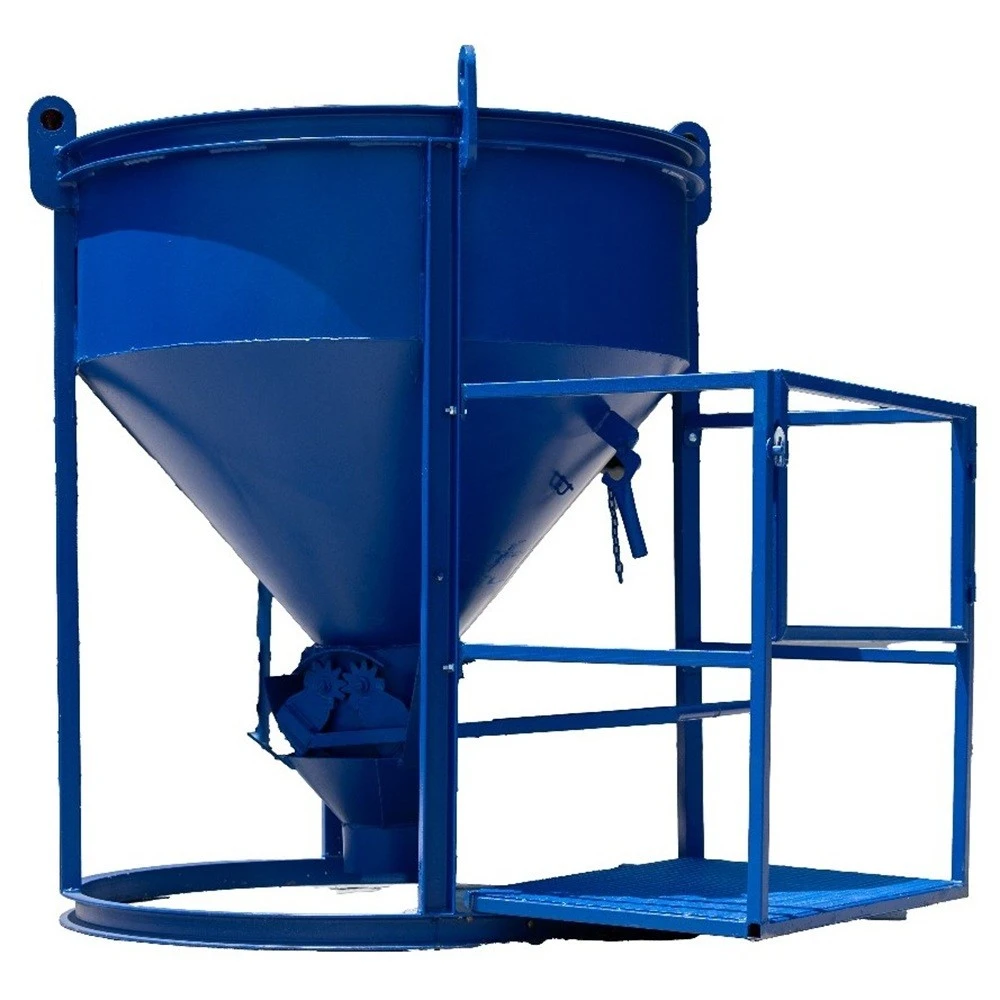 Beton Kovası (Kule Vinç Uyumlu) – Yüksek ve Ulaşılması Zor Noktalara Kontrollü Döküm Çözümü