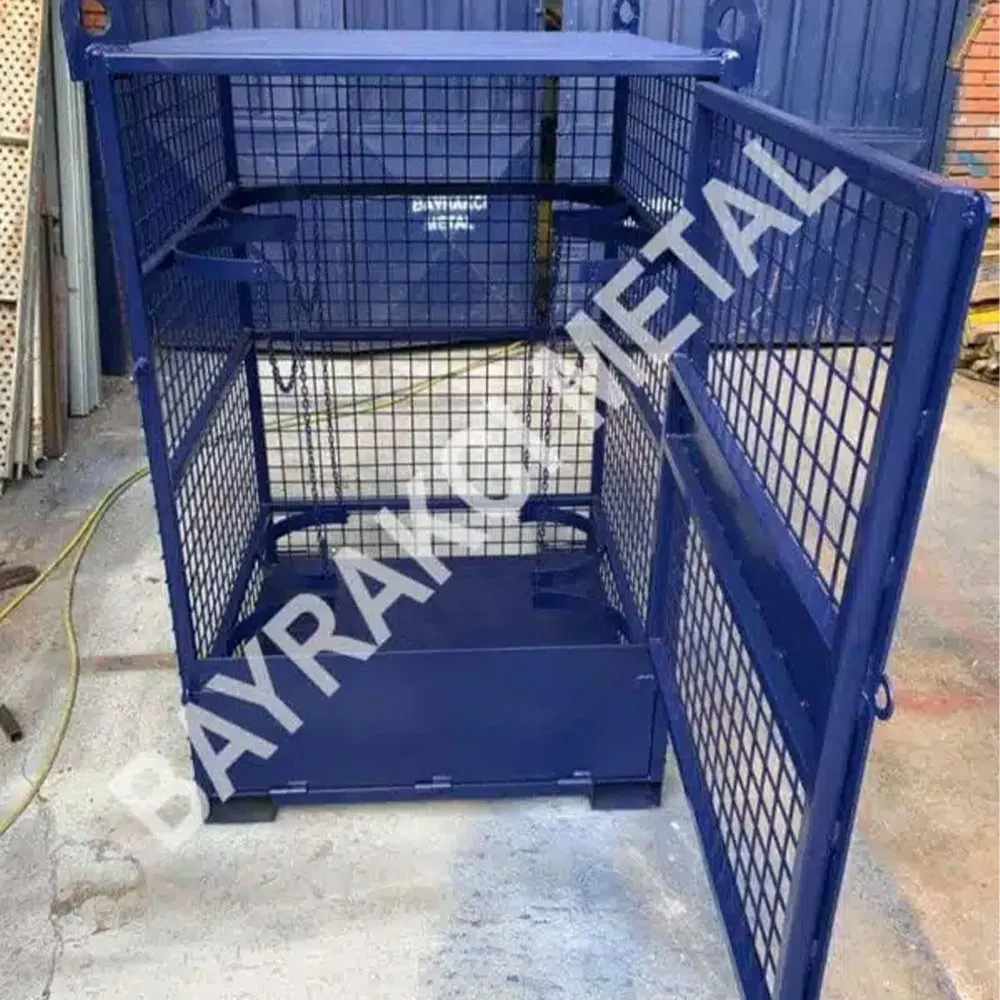 Tüp Taşıma Sepeti – Sanayi Tüpü Güvenli Taşıma ve Depolama Çözümü - Görsel 3