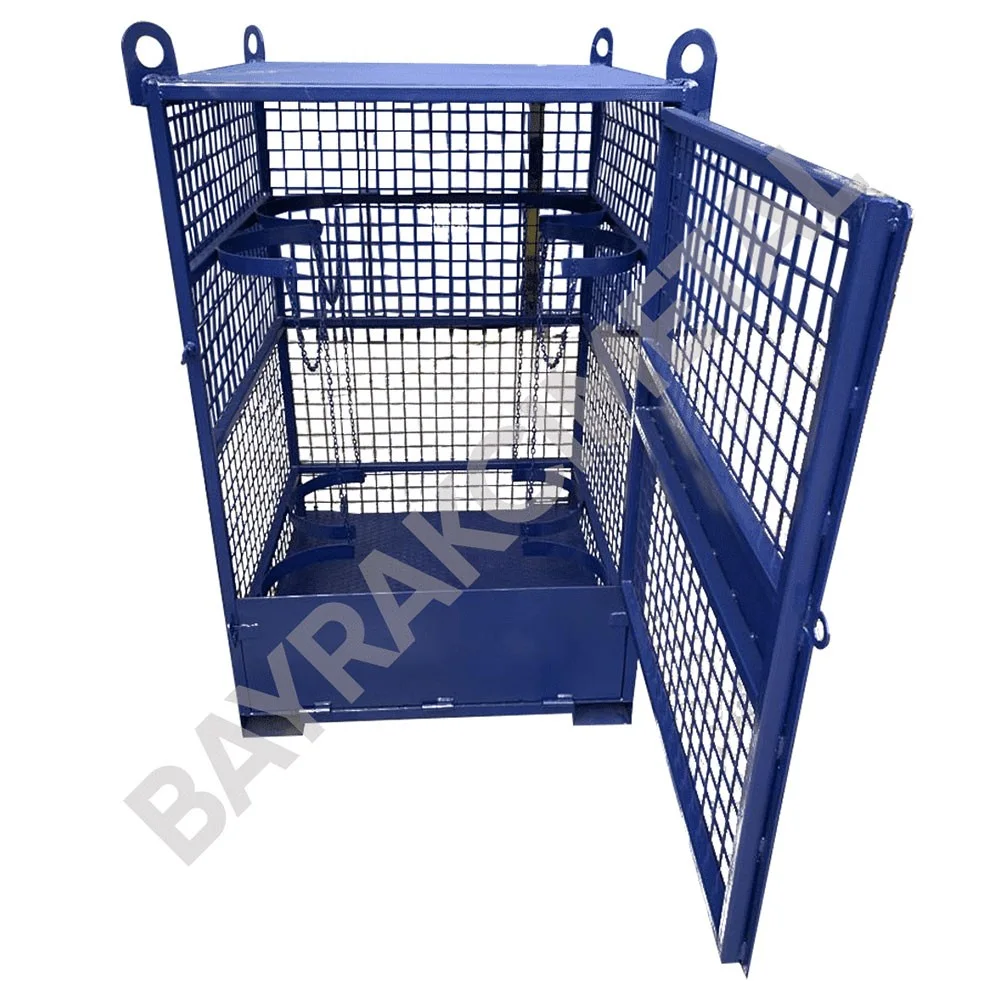 Tüp Taşıma Sepeti – Sanayi Tüpü Güvenli Taşıma ve Depolama Çözümü - Görsel 2