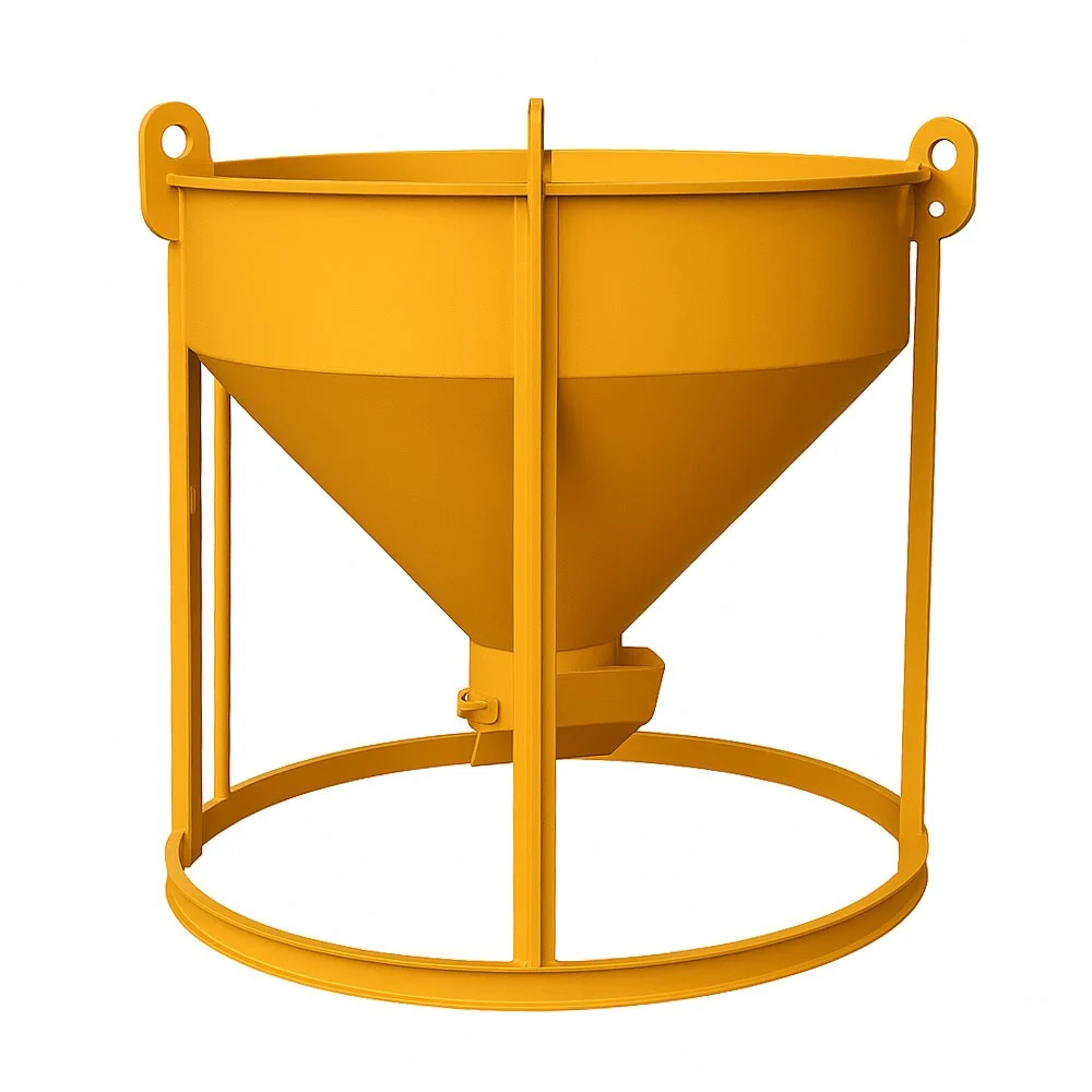 Beton Kovası (Kule Vinç Uyumlu) – Yüksek ve Ulaşılması Zor Noktalara Kontrollü Döküm Çözümü - Görsel 4